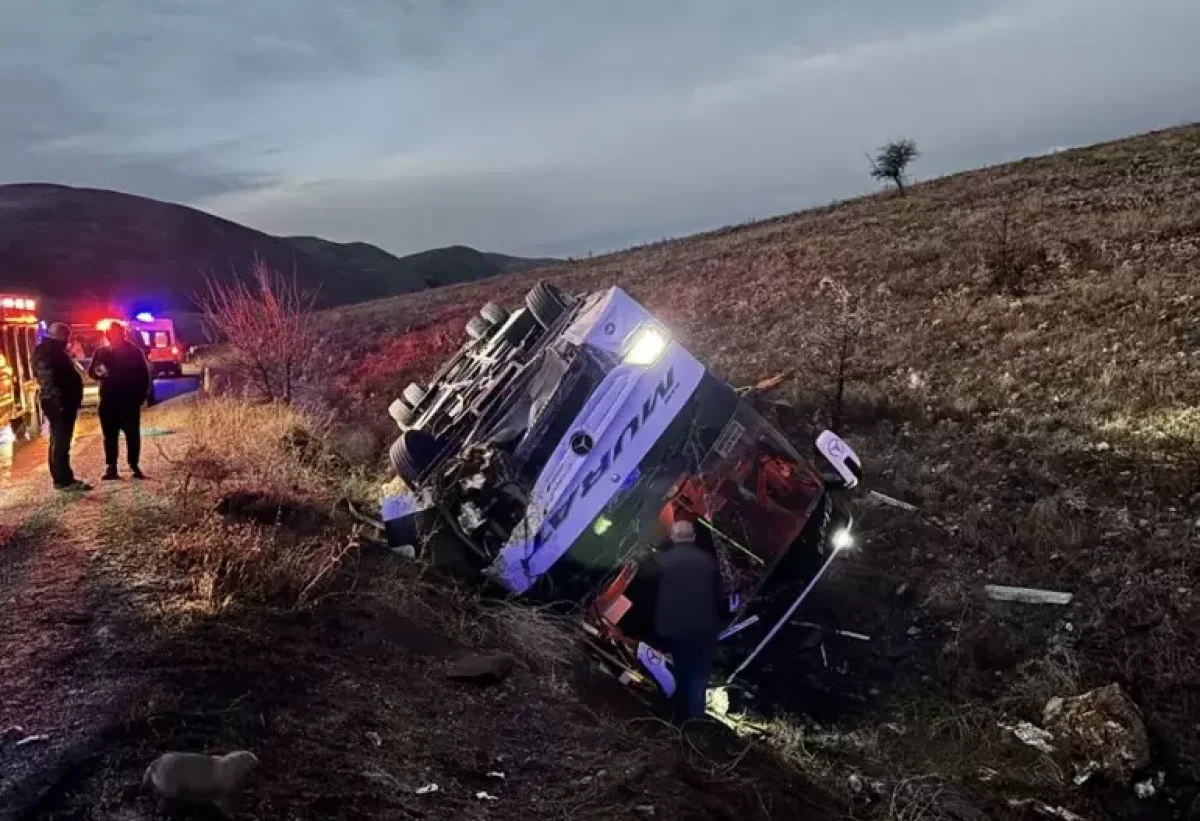 Крупная авария с автобусом произошла в Турции