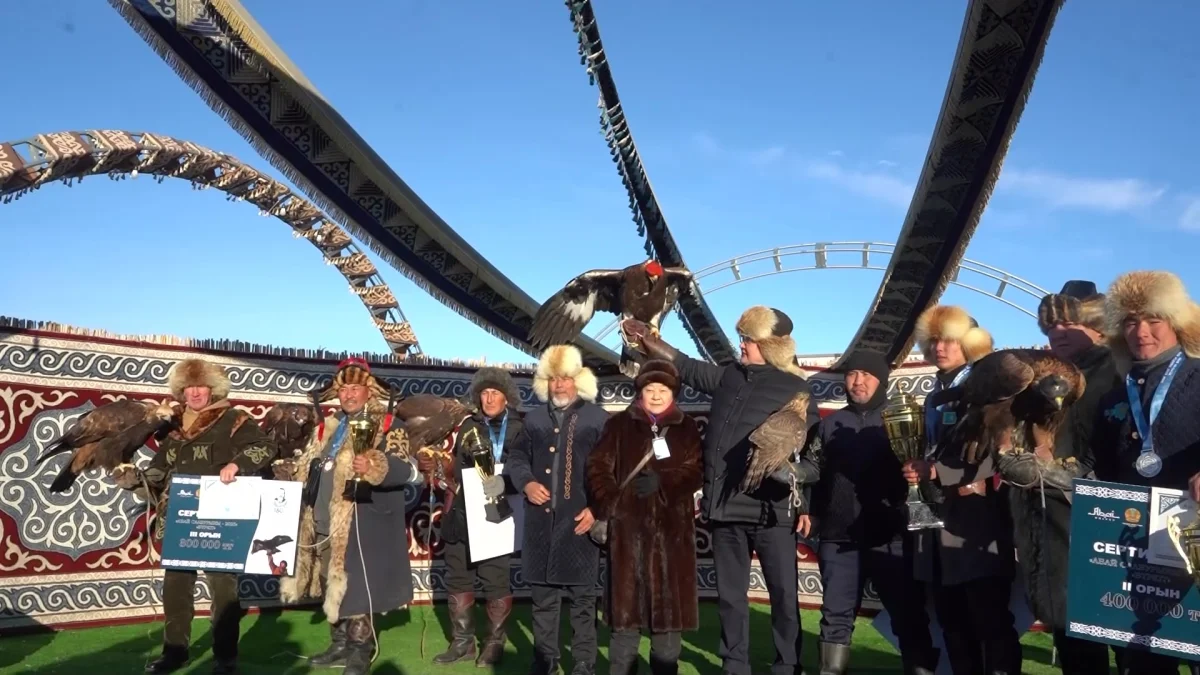 "Республиканский турнир "Абай салбурыны – 2025" собрал лучших сокольников страны