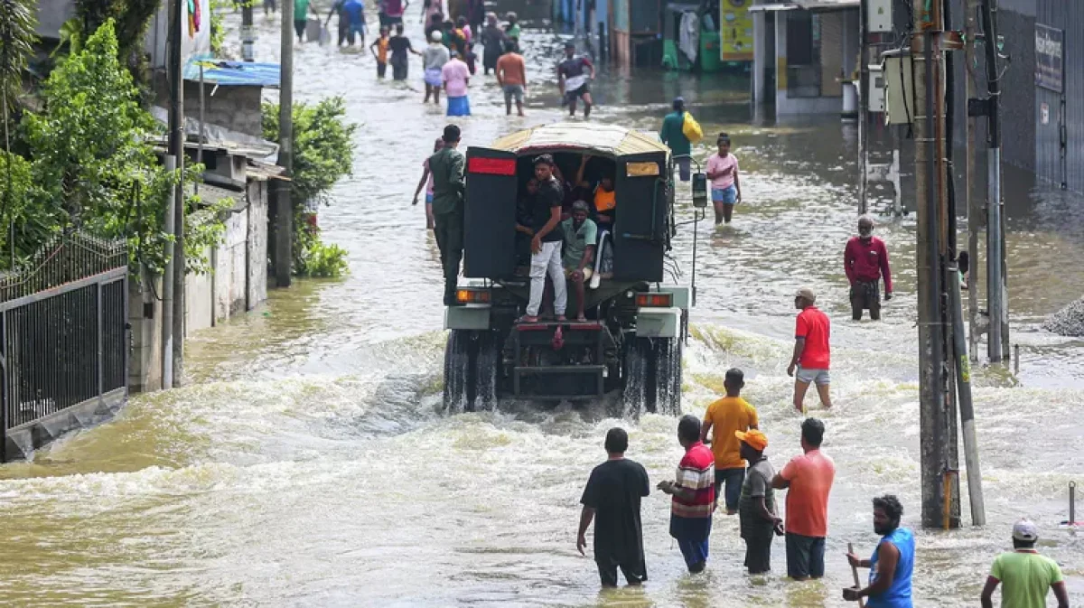 Шри-Ланкадағы су тасқынынан қаза тапқандар саны 627-ге жетті