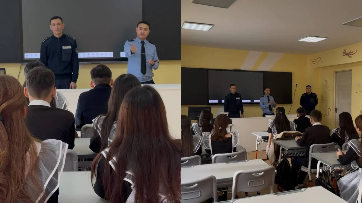 Семейде оқушыларға қауіпсіздік сабағы өткізілді