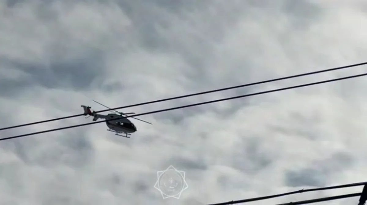 Вертолёт МЧС экстренно эвакуировал тяжёлого пациента из отдалённого района ЗКО