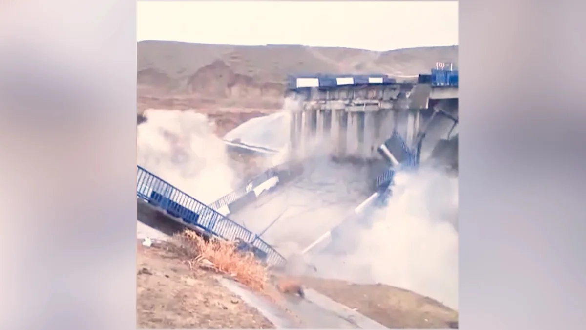 Түркістан облысында көпір құлады