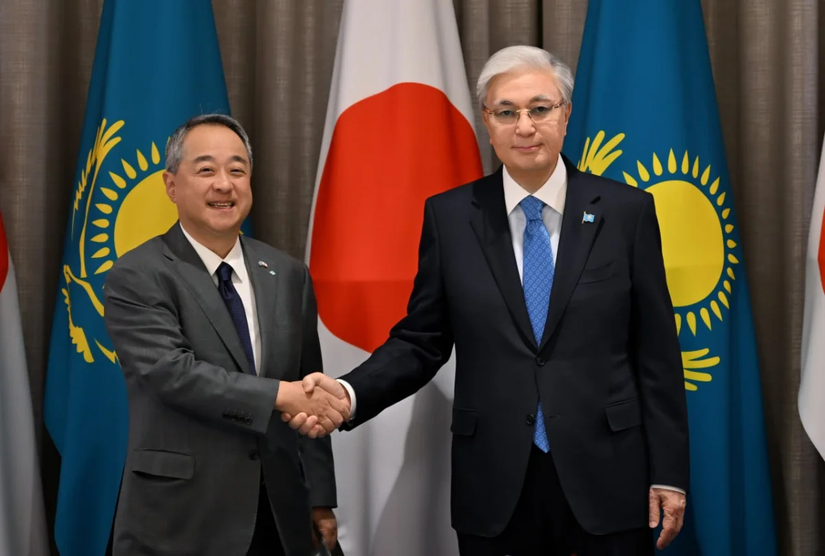 Мемлекет басшысы Sumitomo компаниясының президенті Шинго Уэноны қабылдады