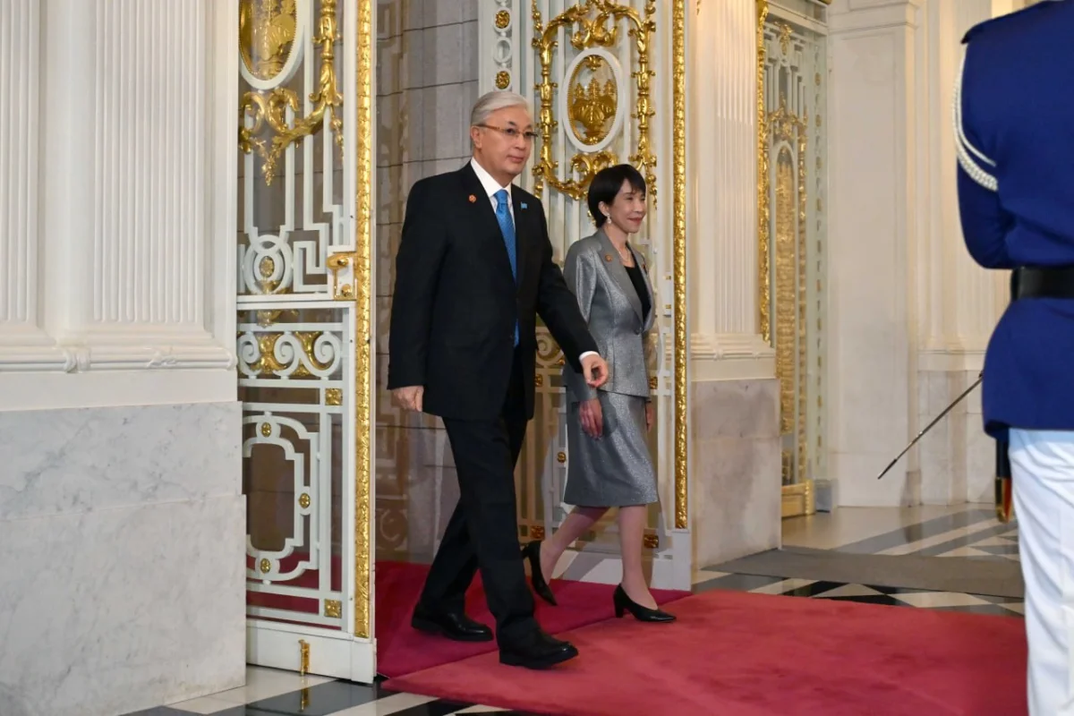 Қасым-Жомарт Тоқаев Акасака мемлекеттік сарайына келді