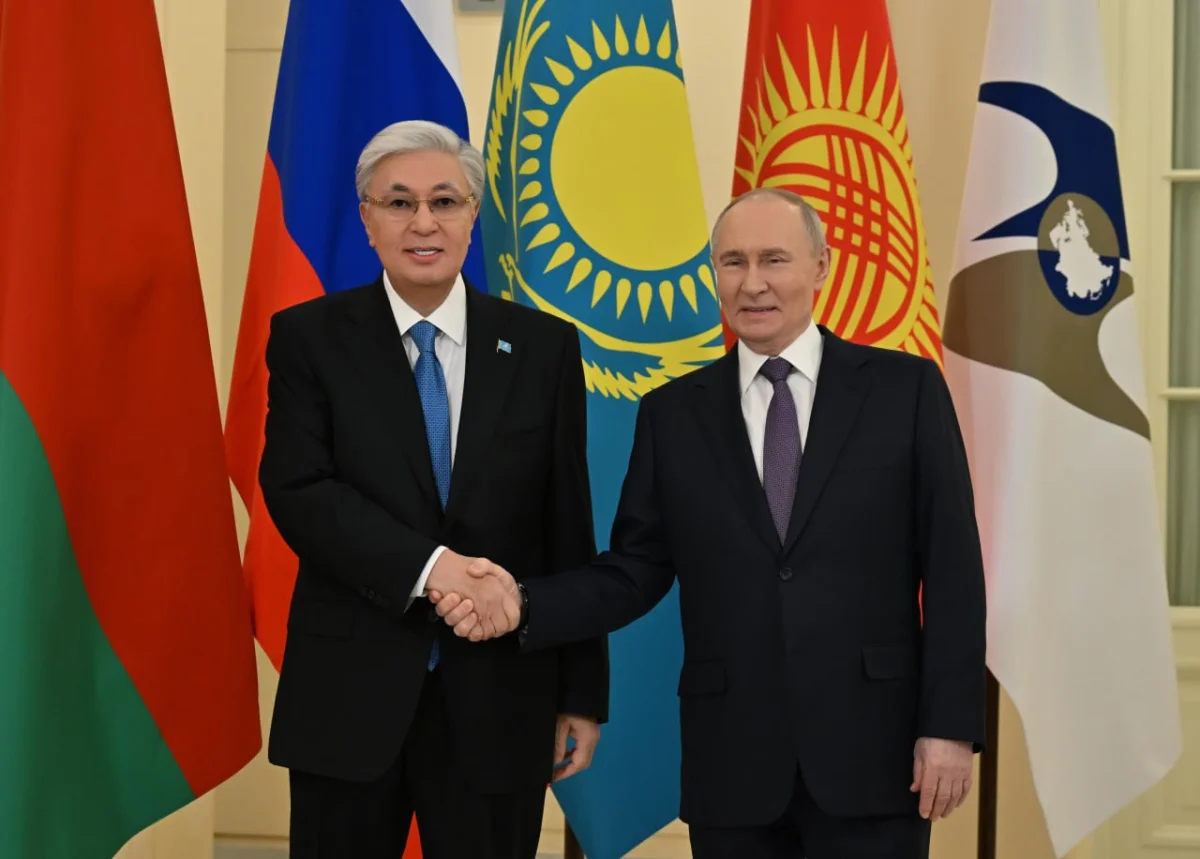 Касым-Жомарт Токаев прибыл в президентскую библиотеку в Санкт-Петербурге