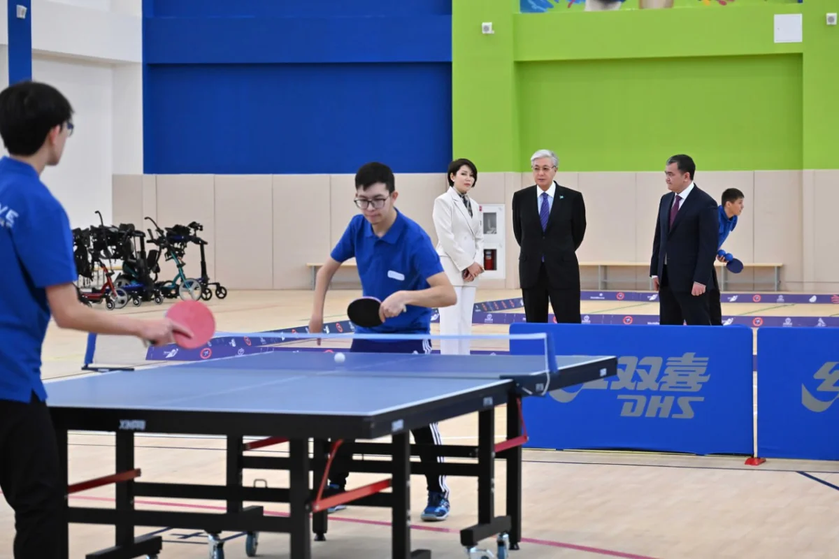 Президент Инклюзивті спорт орталығын аралап көрді