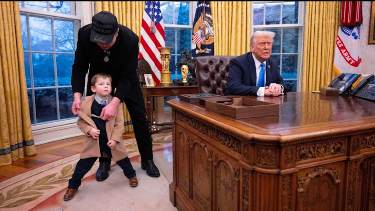 Сын Илона Маска сорвал пресс-конференцию Дональда Трампа