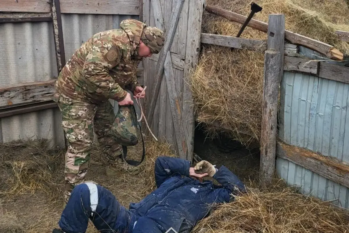 БҚО-да ер адам 300 келі шөп орамының астында қалды