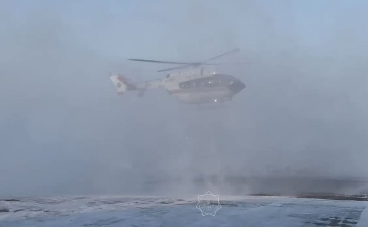 Младенца экстренно доставили вертолётом «Казавиаспаса» в Усть-Каменогорск
