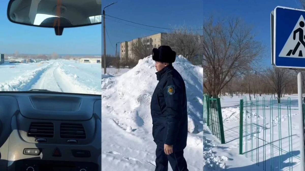 Абай облысында әкім қардан тазартылмаған жолдар үшін жауапқа тартылды