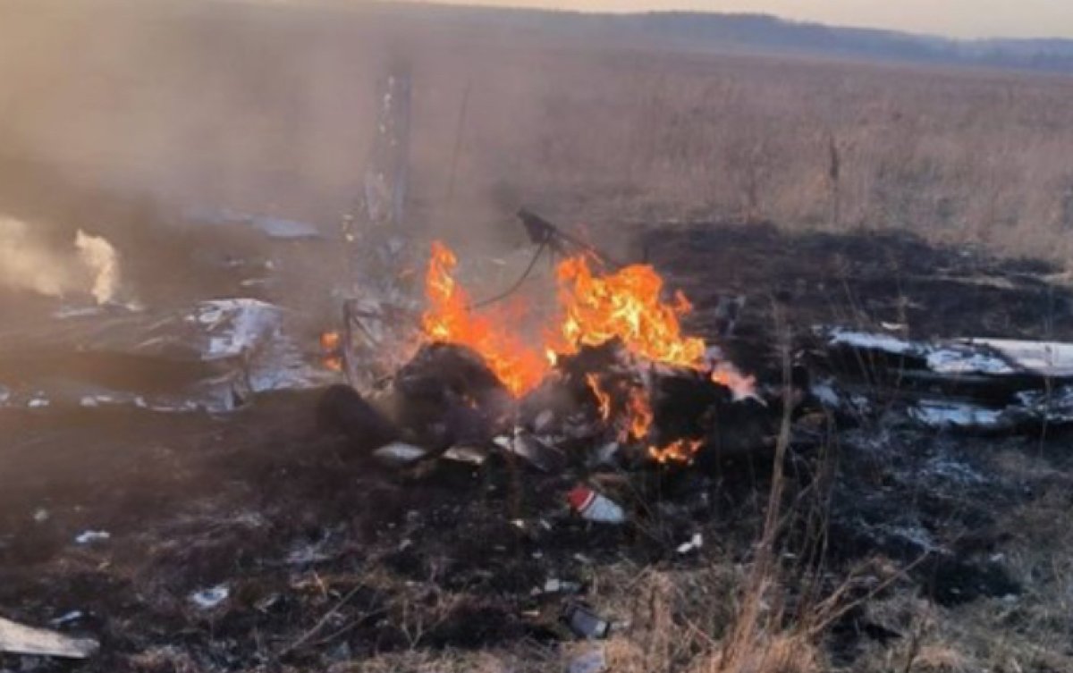 Самолёт разбился в российском Подмосковье