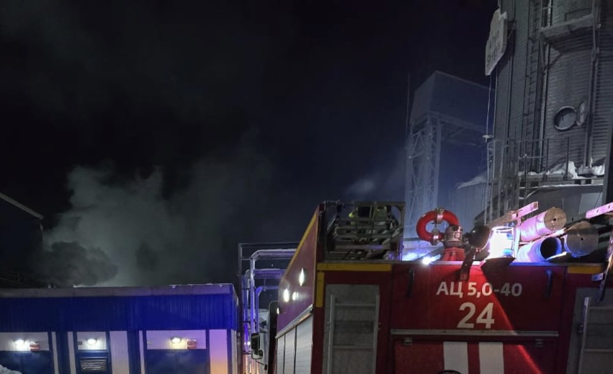 Маслозавод загорелся в ВКО