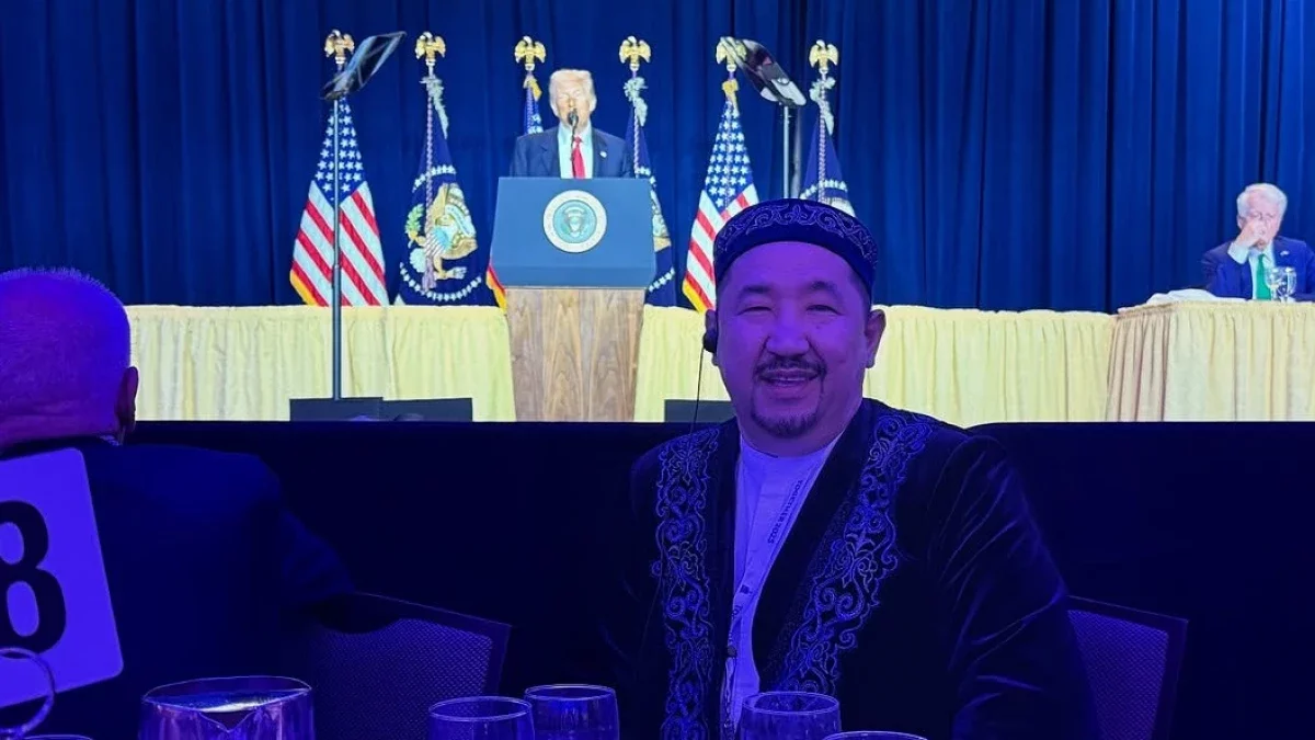 "Дональд Трамптың алдында имамдарыңыз отыр". Нұрлан имам АҚШ-та жүр
