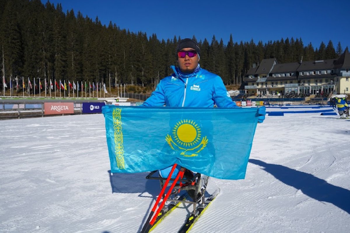 Ербол Хамитов стал чемпионом мира по парабиатлону
