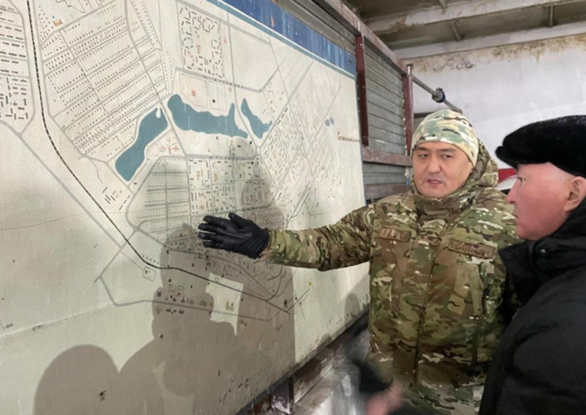 Председатель Комитета предупреждения ЧС проверил готовность Костанайской области к паводку