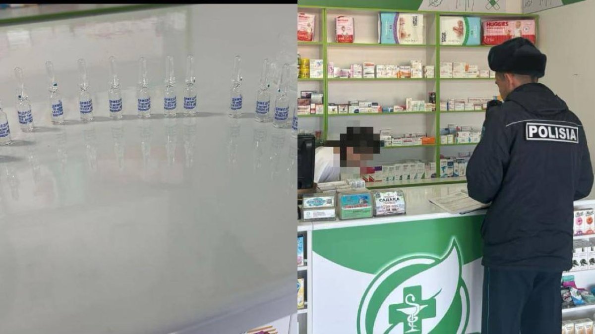 Түркістанда полиция дәрілік заттарды заңсыз сату фактісін анықтады