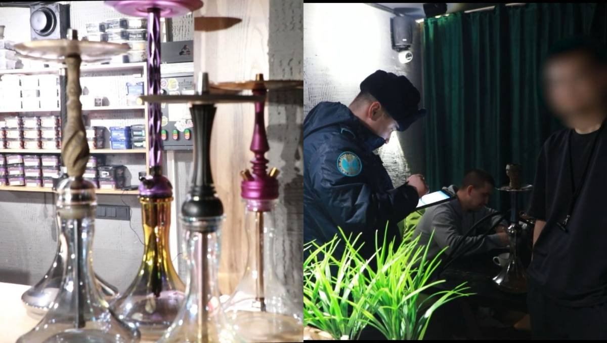 Астанадағы ойын-сауық орындарында кальян шегудің заңсыз фактілері анықталды