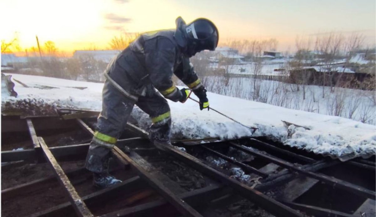 Зола учинила пожар на севере Казахстана