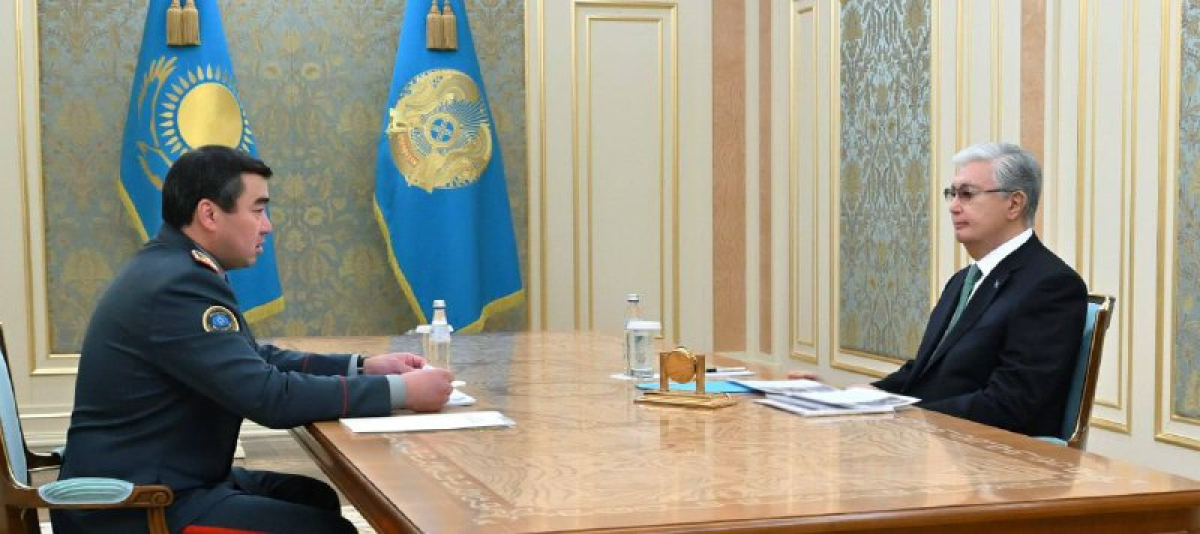 Министр по ЧС отчитался Токаеву о проводимой работе