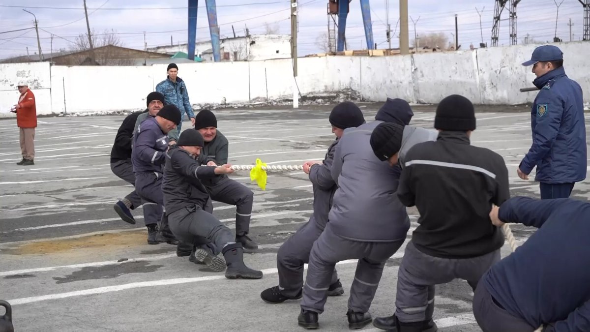 В костанайской колонии заключенные отметили Наурыз проведением национальных игр