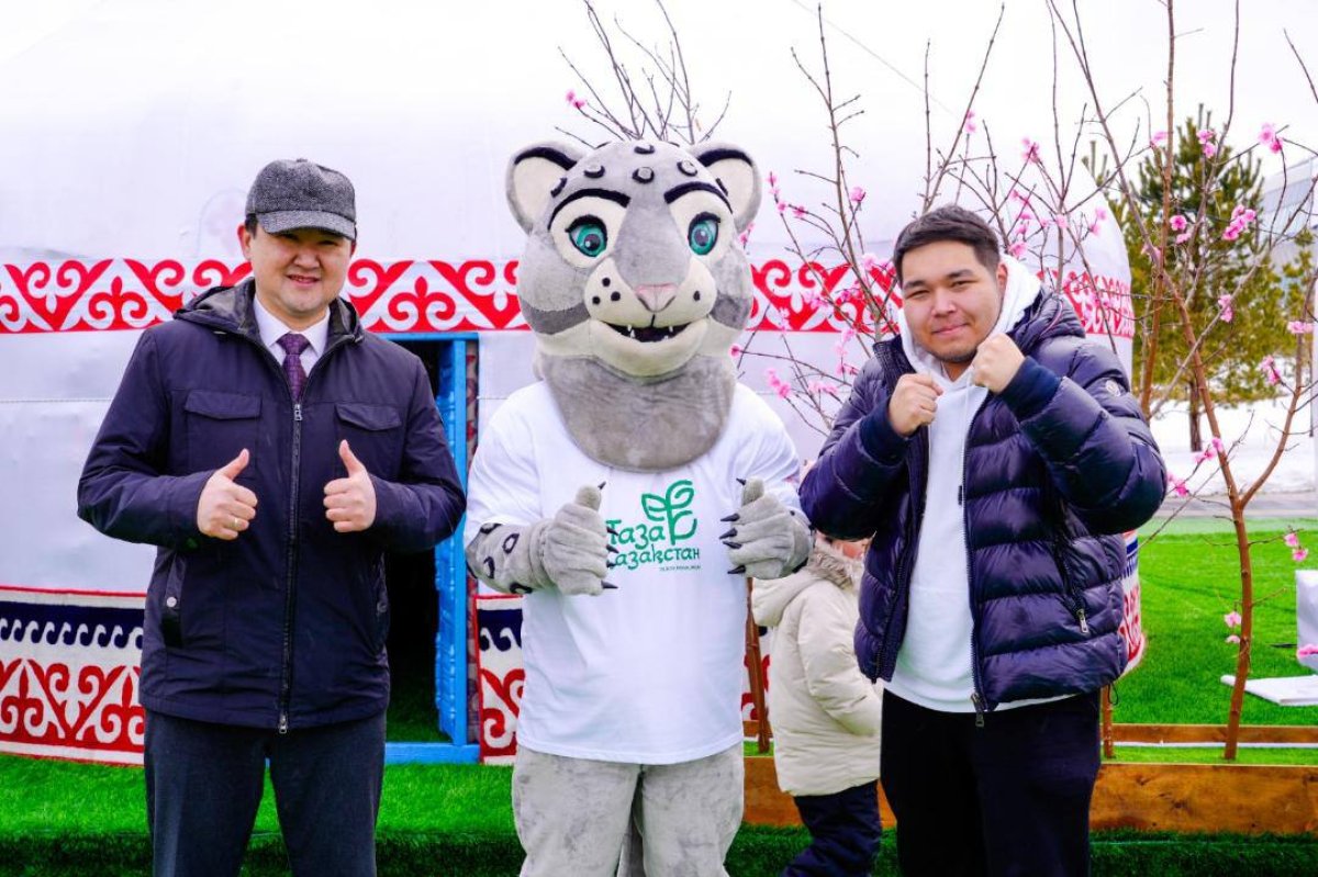 Необычную экоюрту установили в Астане