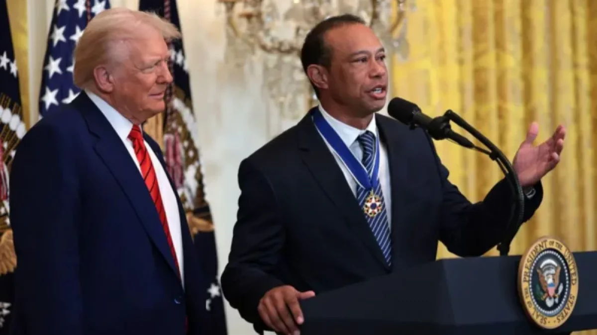 Тайгер Вудс заявил об отношениях с бывшей невесткой президента Трампа