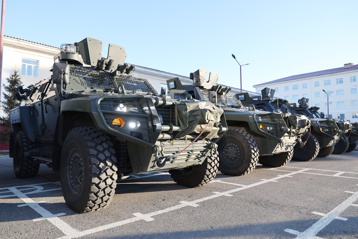 Национальная гвардия готовит военную технику к параду