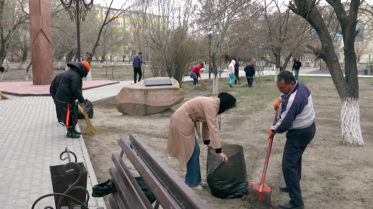 Қызылордада «AMANAT» партиясының бастамасымен демалыс орындары қоқыстан тазартылуда