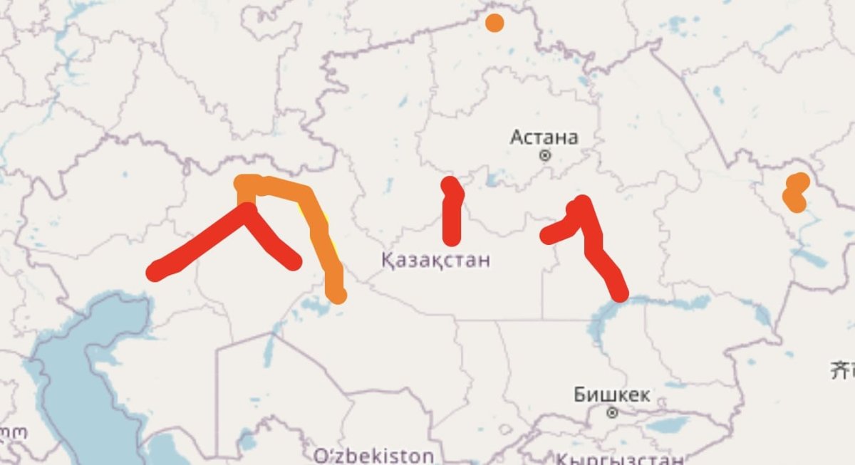 Дороги закрыты из-за непогоды в шести областях Казахстана