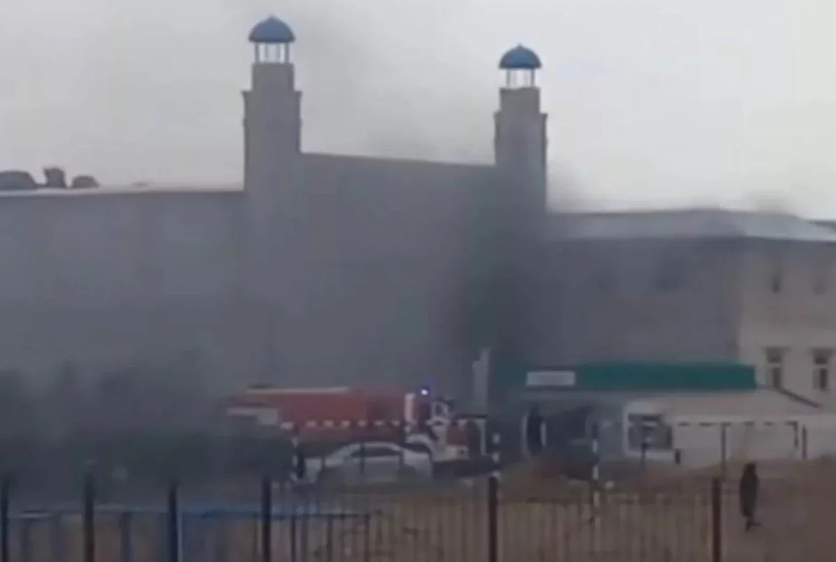 Жаңаөзен мешітіндегі өртте зардап шеккен баланың жағдайы ауыр