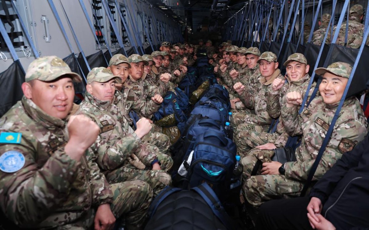 Казахстанские миротворцы возвращаются с Голанских высот.