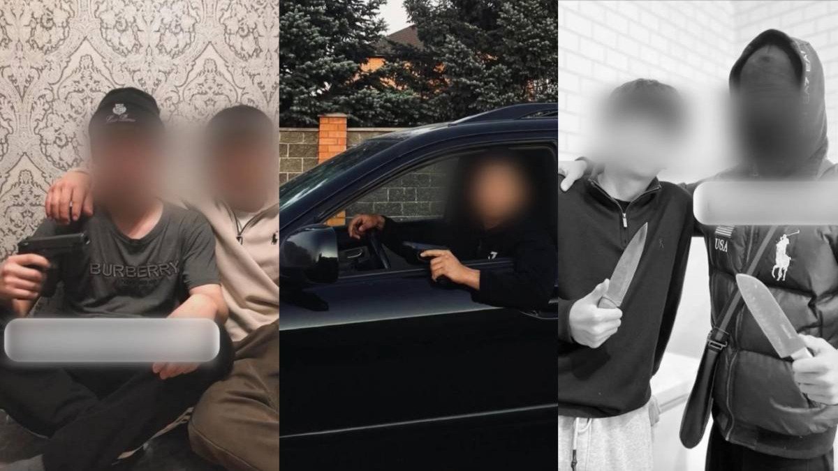 Ақтөбеде TikTok-қа қару ұстап түскен суреттерін жүктеген жасөспірімдер анықталды
