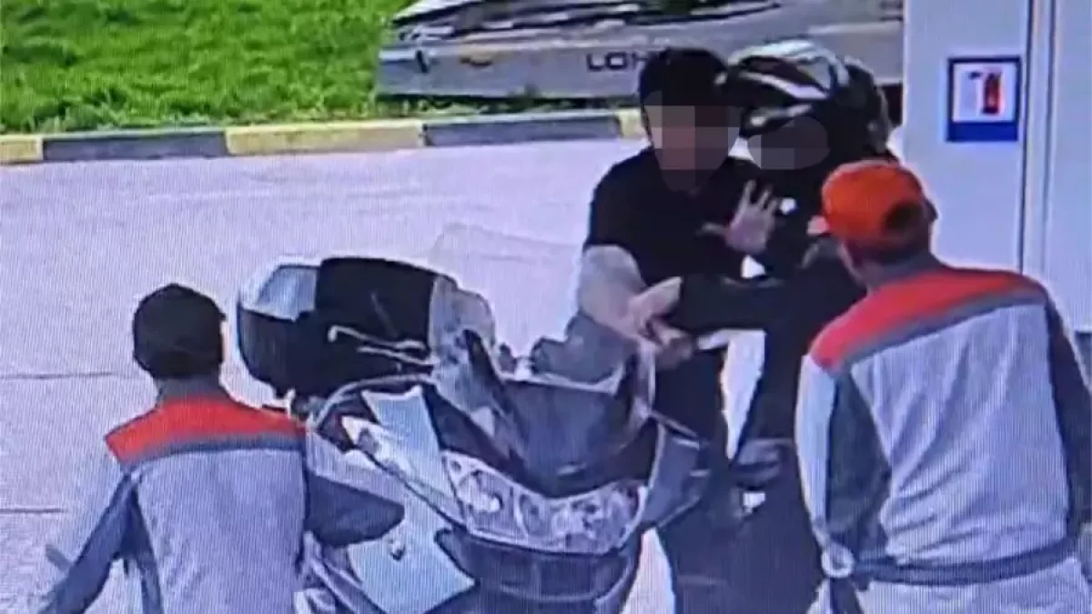 Шабуылға ұшыраған мотоцикл жүргізушісін полиция күзететін болды