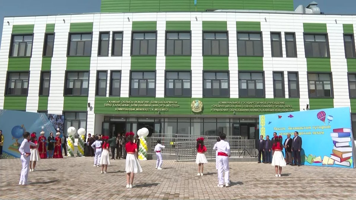 В Таразе по поручению Президента открылась еще одна комфортная школа