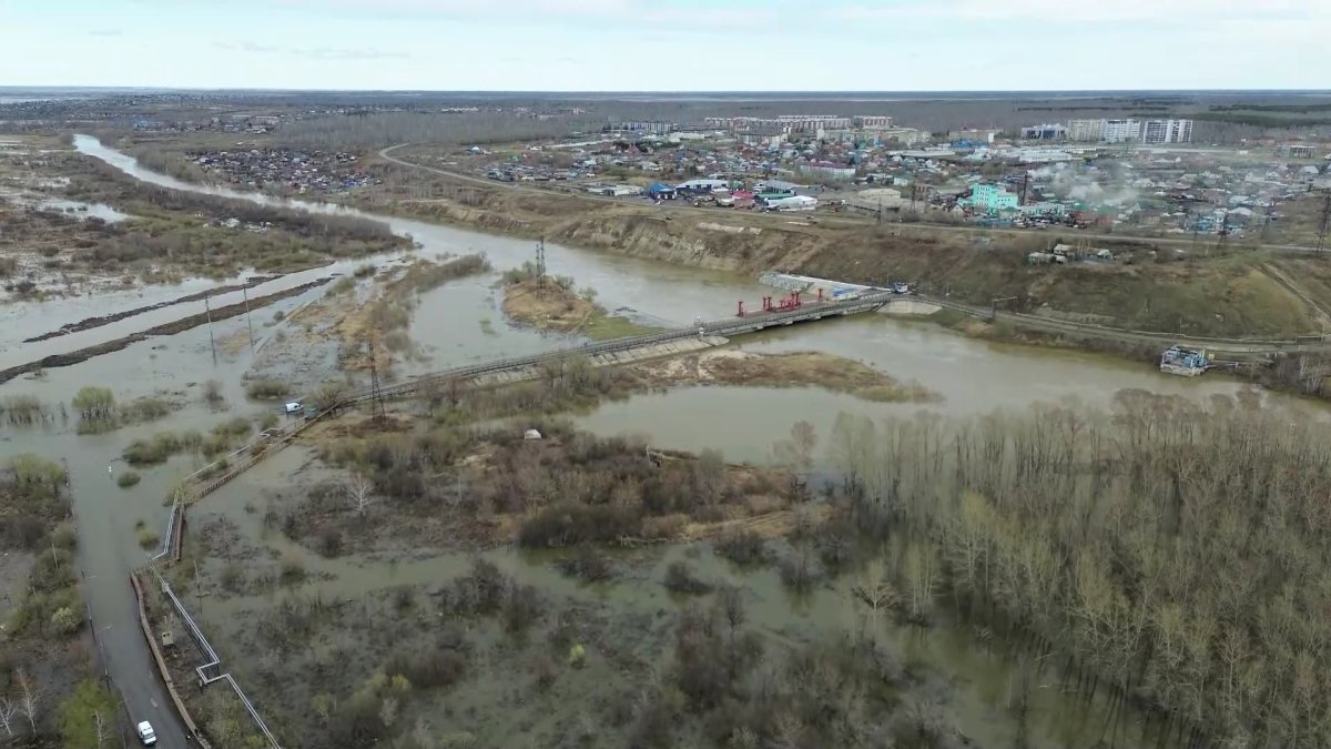Қызылжарда Заречный кентіне баратын жолды су басты