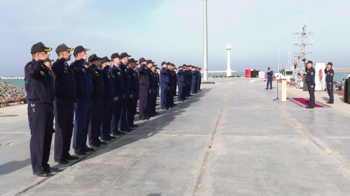 Военно-морские силы Казахстана отмечают свое 32-летие
