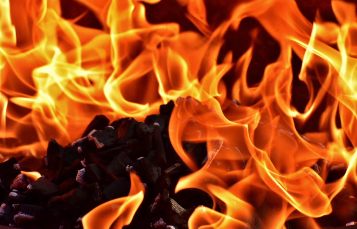 Сельчанин получил ожоги в результате пожара на севере Казахстана