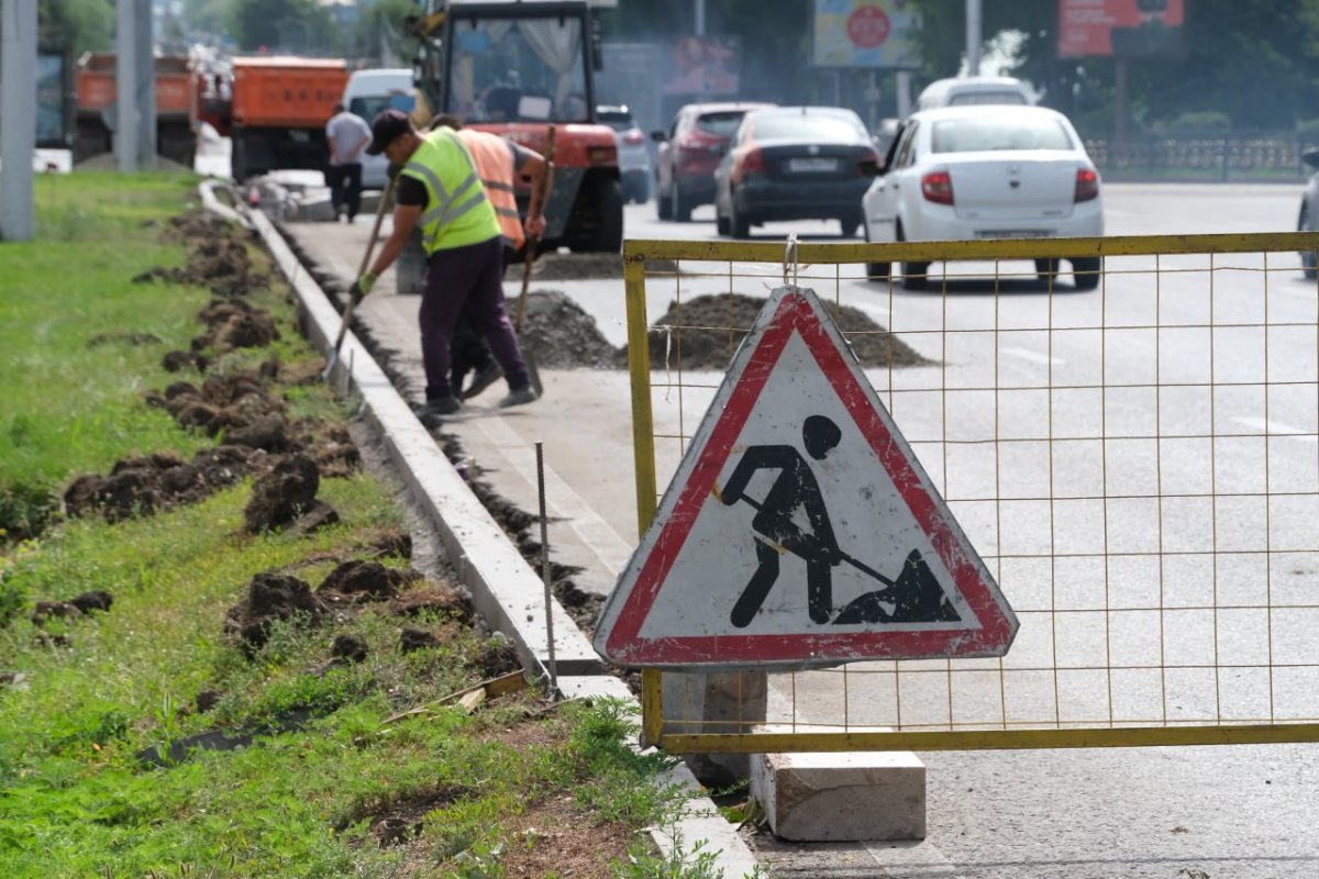 Замена бордюров в Алматы: акимат объяснил причину