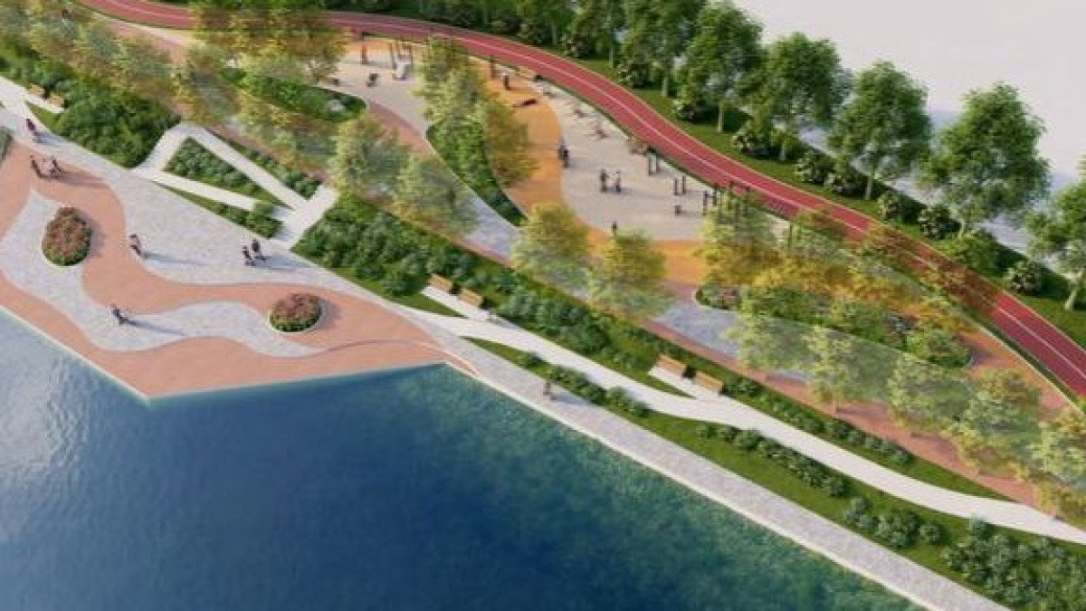 Астанада Есіл жағалауы қайта жаңарады