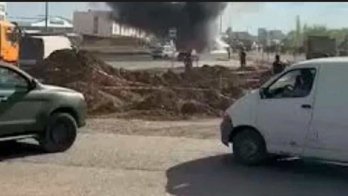 Астанада 2 жүк көлігі соқтығысып, бір адам қайтыс болды