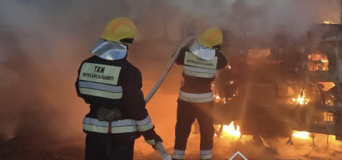 Пожар со взрывом произошел на левобережье Астаны