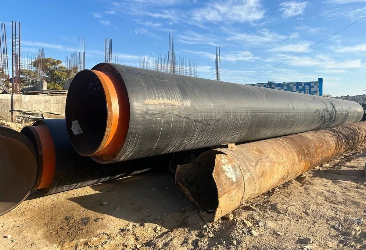 Подрядчик пытался установить ржавые трубы в Актау