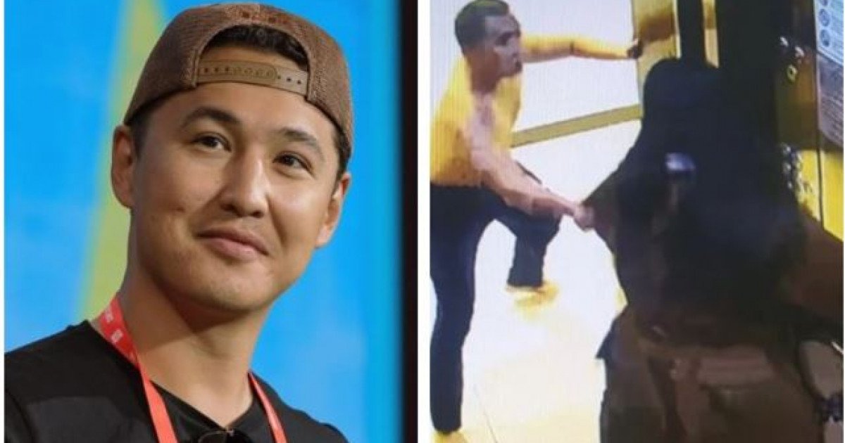 Актер Шәріп Серік сүйіктісін соққыға жықты