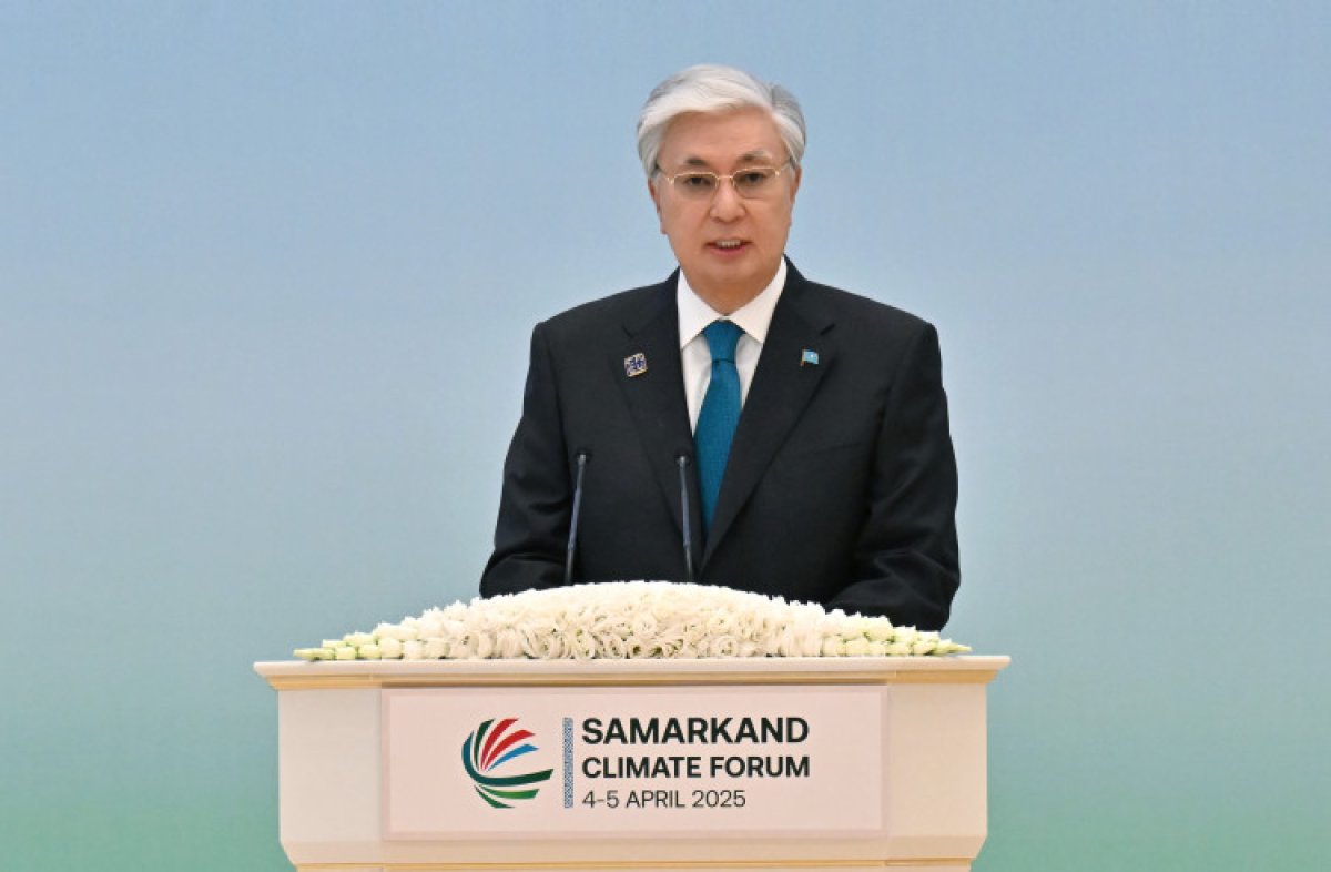 О масштабной кампании «Таза Қазақстан» рассказал Токаев на Международной конференции в Самарканде