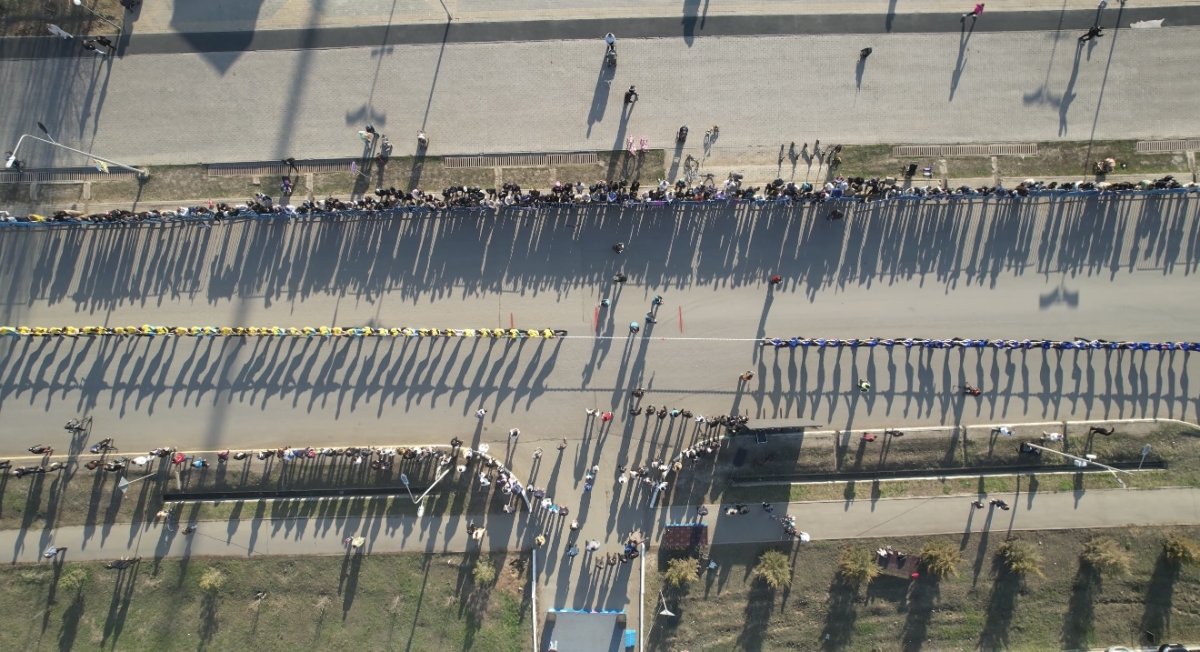 В Уральске установлен рекорд Казахстана по перетягиванию каната