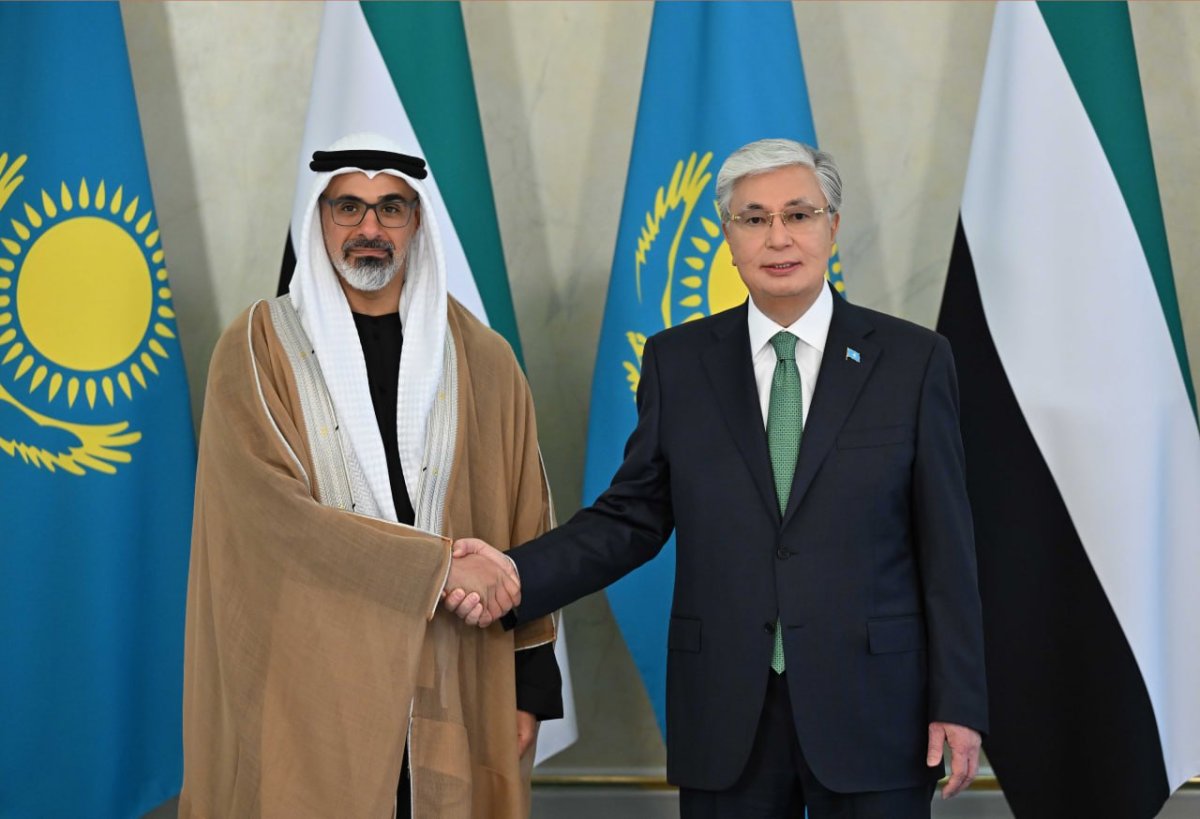 Мемлекет басшысы Абу Дабидің Тақ мұрагері Халед бен Мұхаммед Әл Нахаянмен келіссөз жүргізді