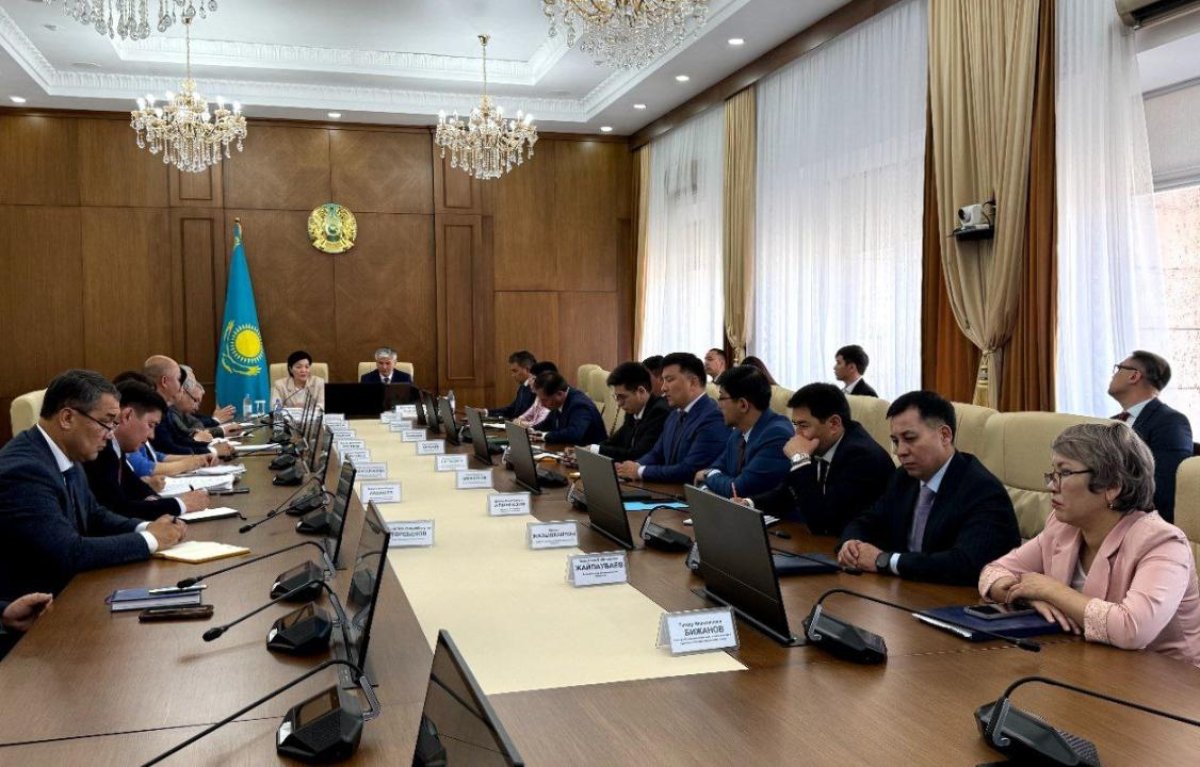 Министр труда обсудила реализацию мер господдержки с акимом области Улытау