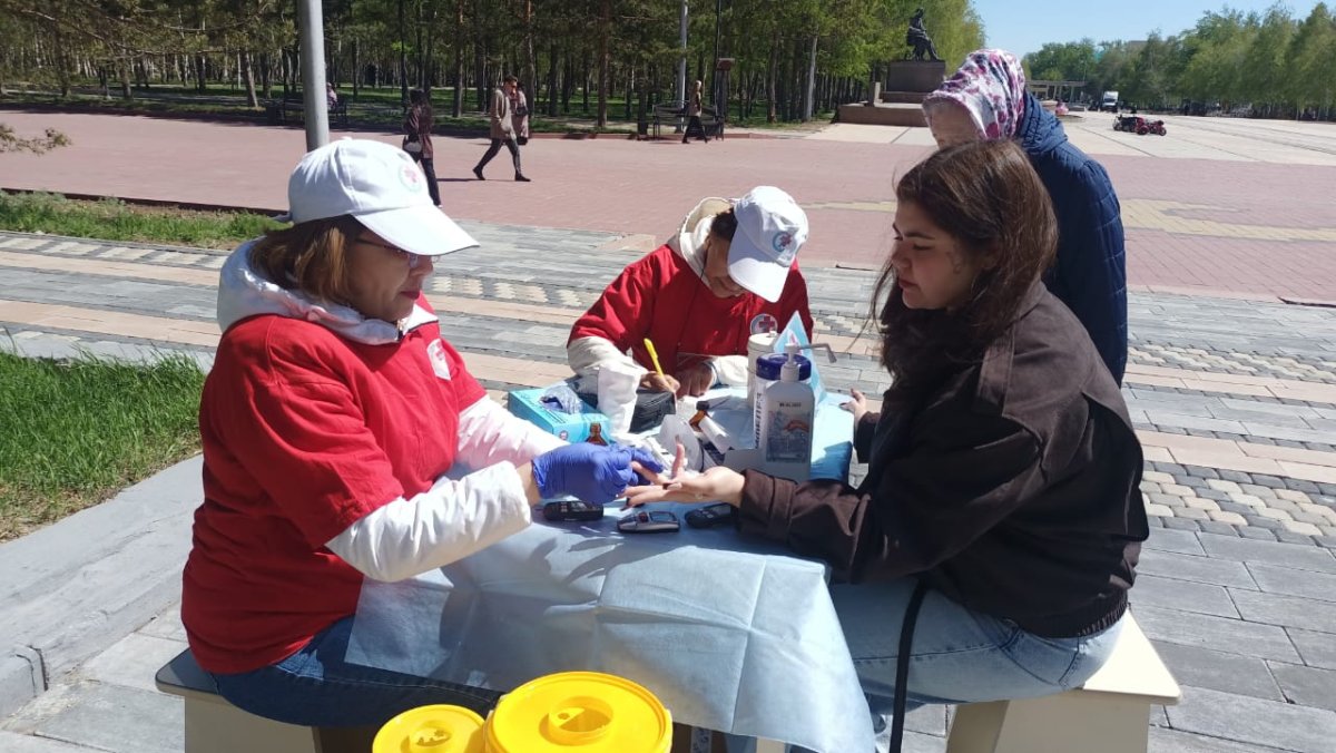 Медицинский городок развернули в Костанае, чтобы рассказать горожанам об иммунизации