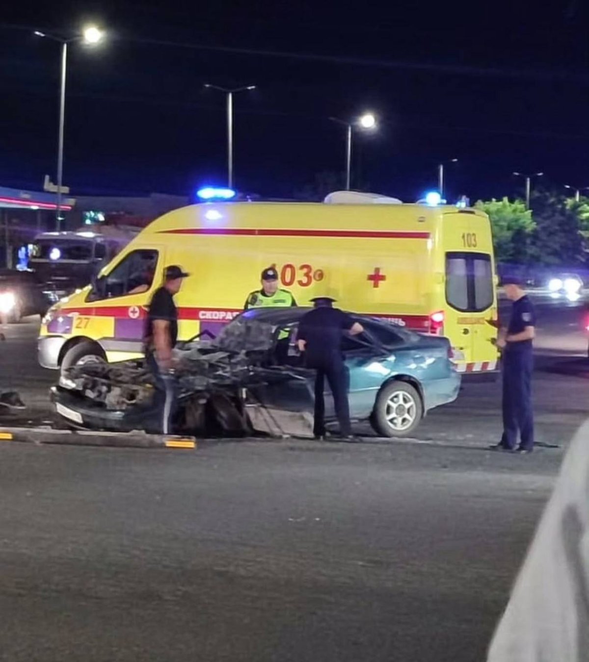 Искры, погоня, авария: задержание нарушителя едва не обернулось трагедией в Семее