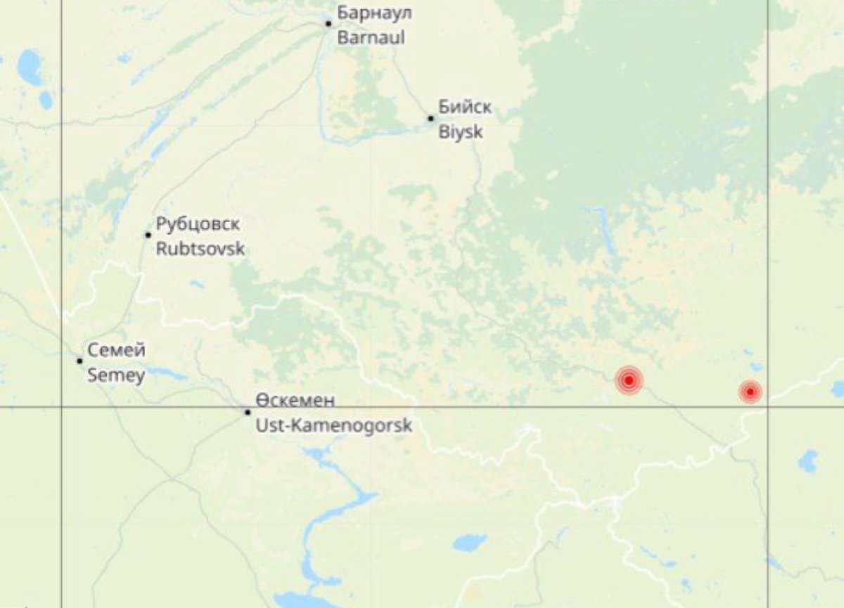Землетрясение ощутили на востоке Казахстана